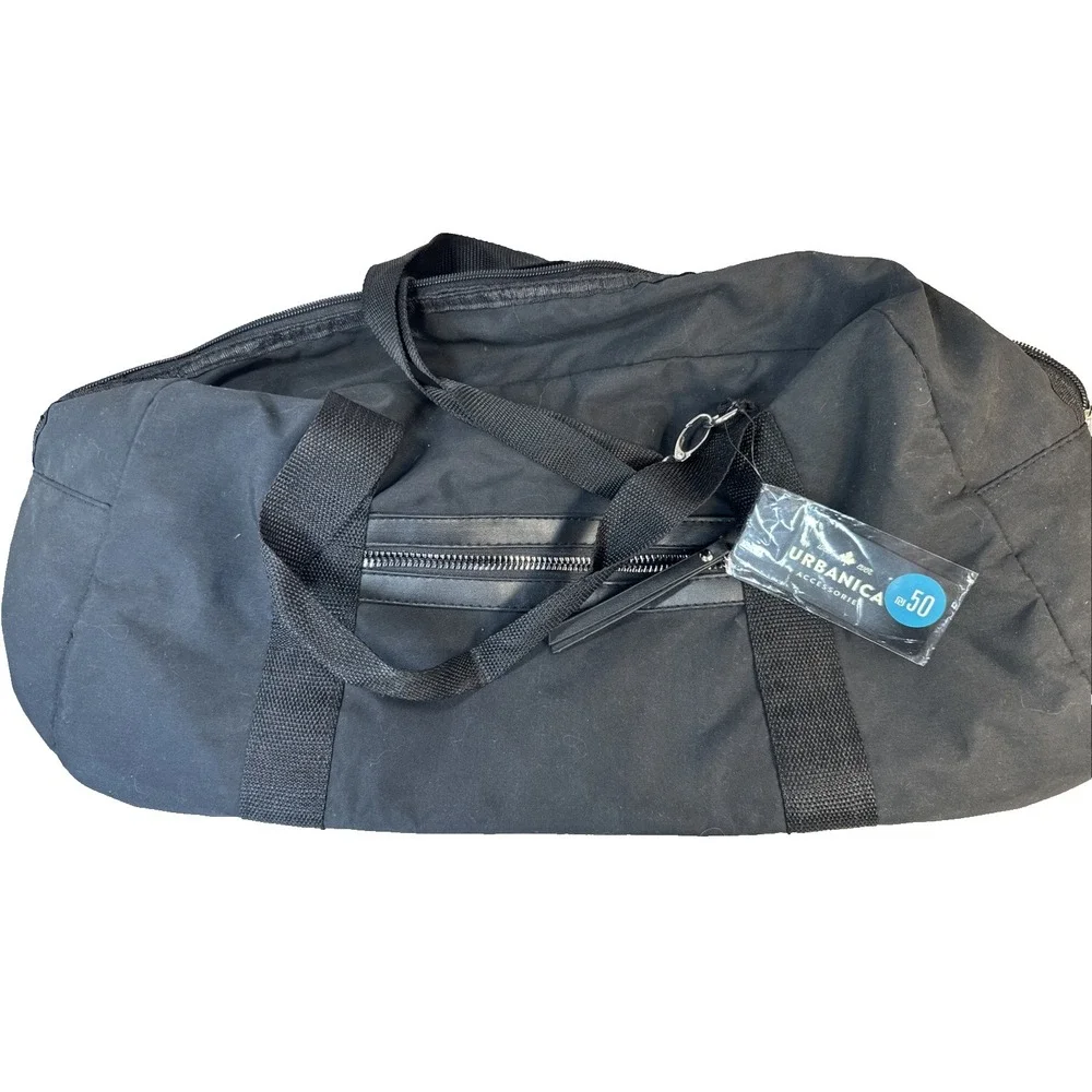 Urbanica Black Nylon Duffle Bag NWT Polyester